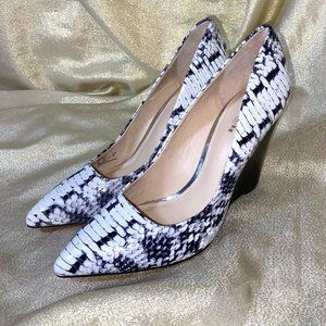 COACH Orchard Snake Skin Wedges